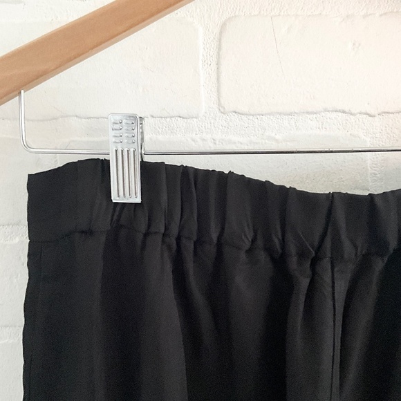 Aritzia Babaton Dress Pants Trousers High Waist Darted Silky Black Pockets 6 - Picture 16 of 16